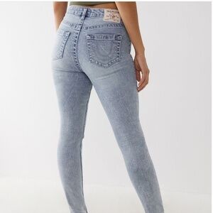 NWT TRUE RELIGION JENNIE HIGH RISE  CURVY SKINNY JEANS-24